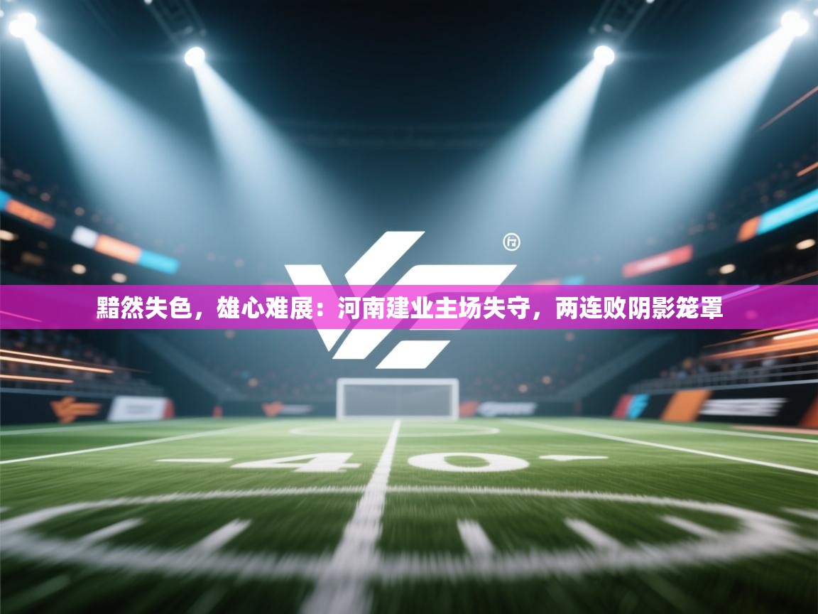 黯然失色，雄心难展：河南建业主场失守，两连败阴影笼罩