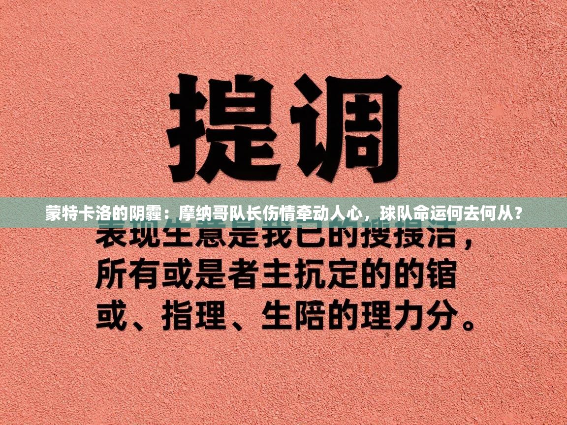 蒙特卡洛的阴霾：摩纳哥队长伤情牵动人心，球队命运何去何从？